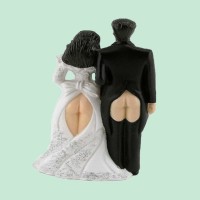 Wholesale Sexy Butts Funny Wedding Cake Topper