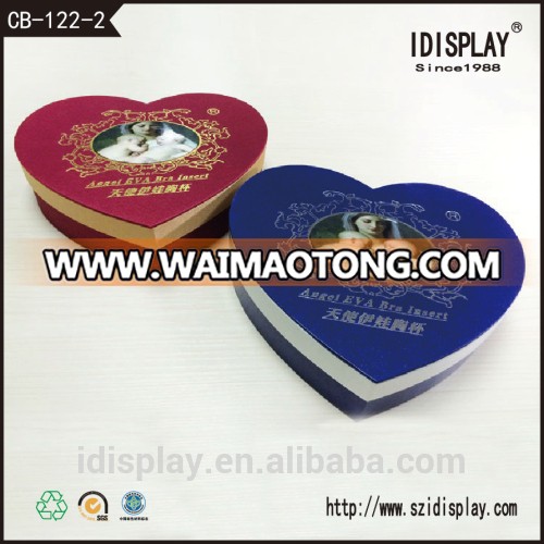 CMYK printing eco-friendly cardboard heart shaped gift box wedding candy box wholesale